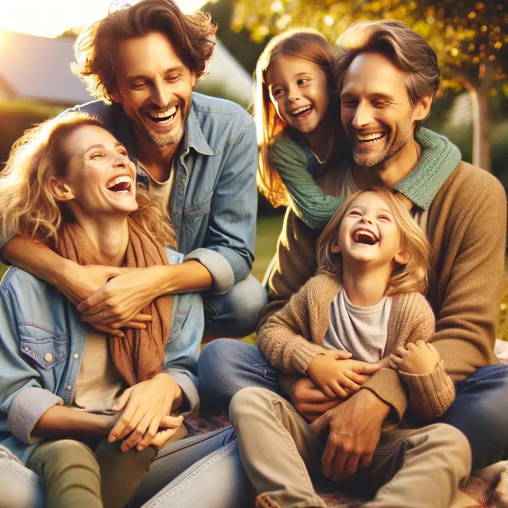 Famille.joyeuse.photo.de.famille