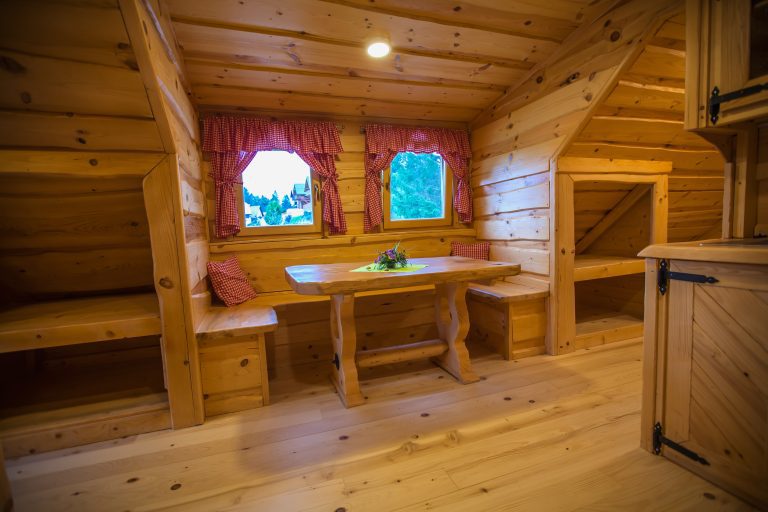 Cabane enfant bois