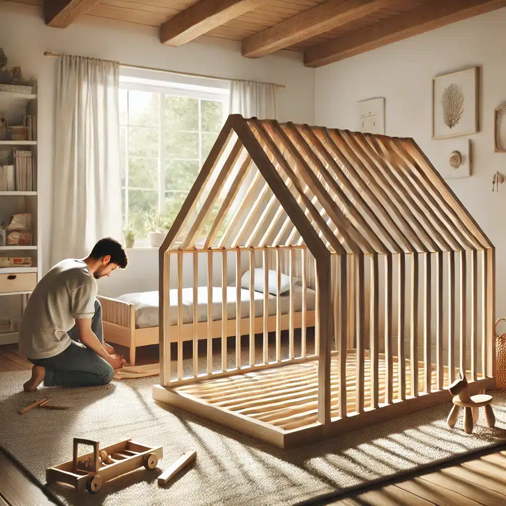 Lit cabane montessori