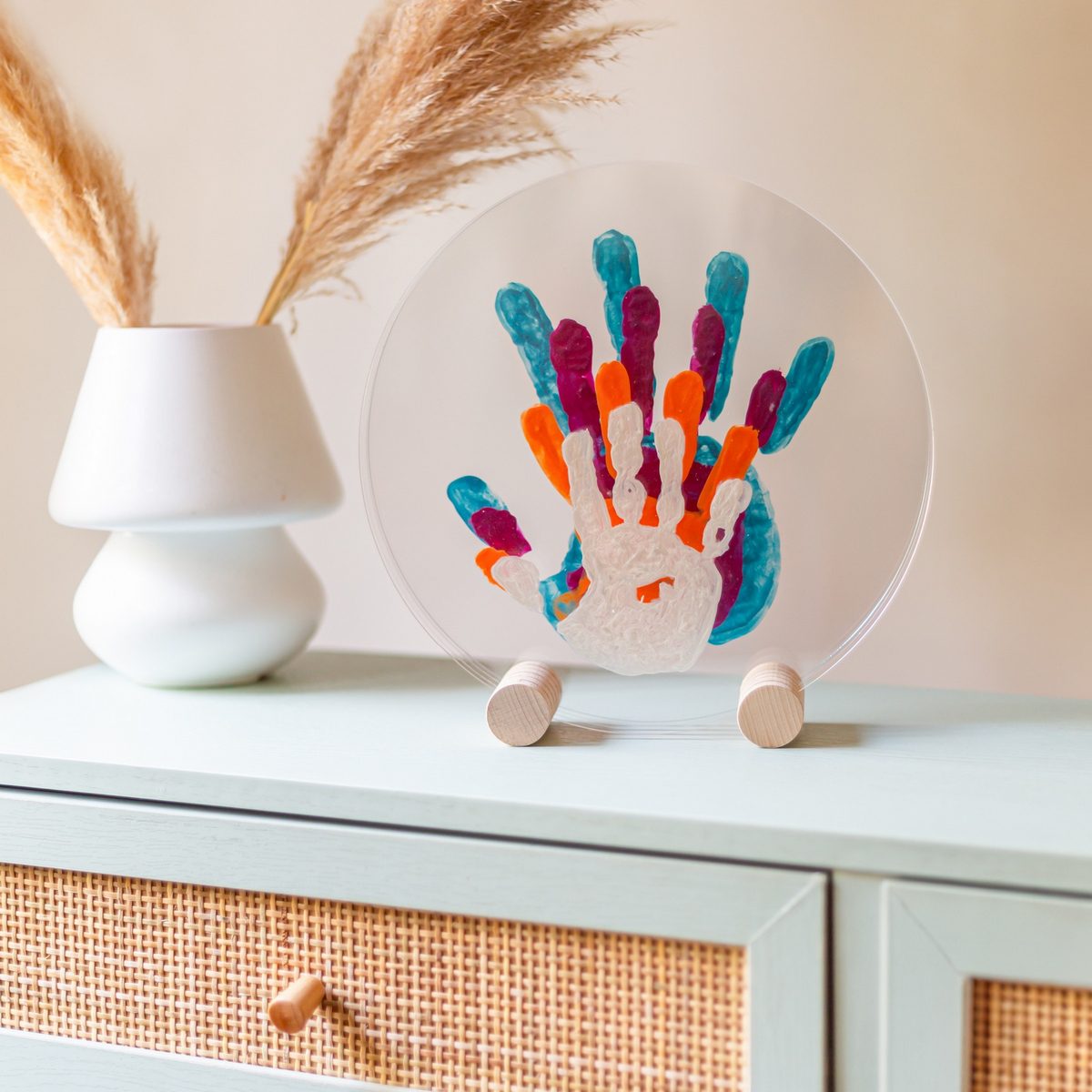 cadre empreinte famille Louyou en décoration intérieure