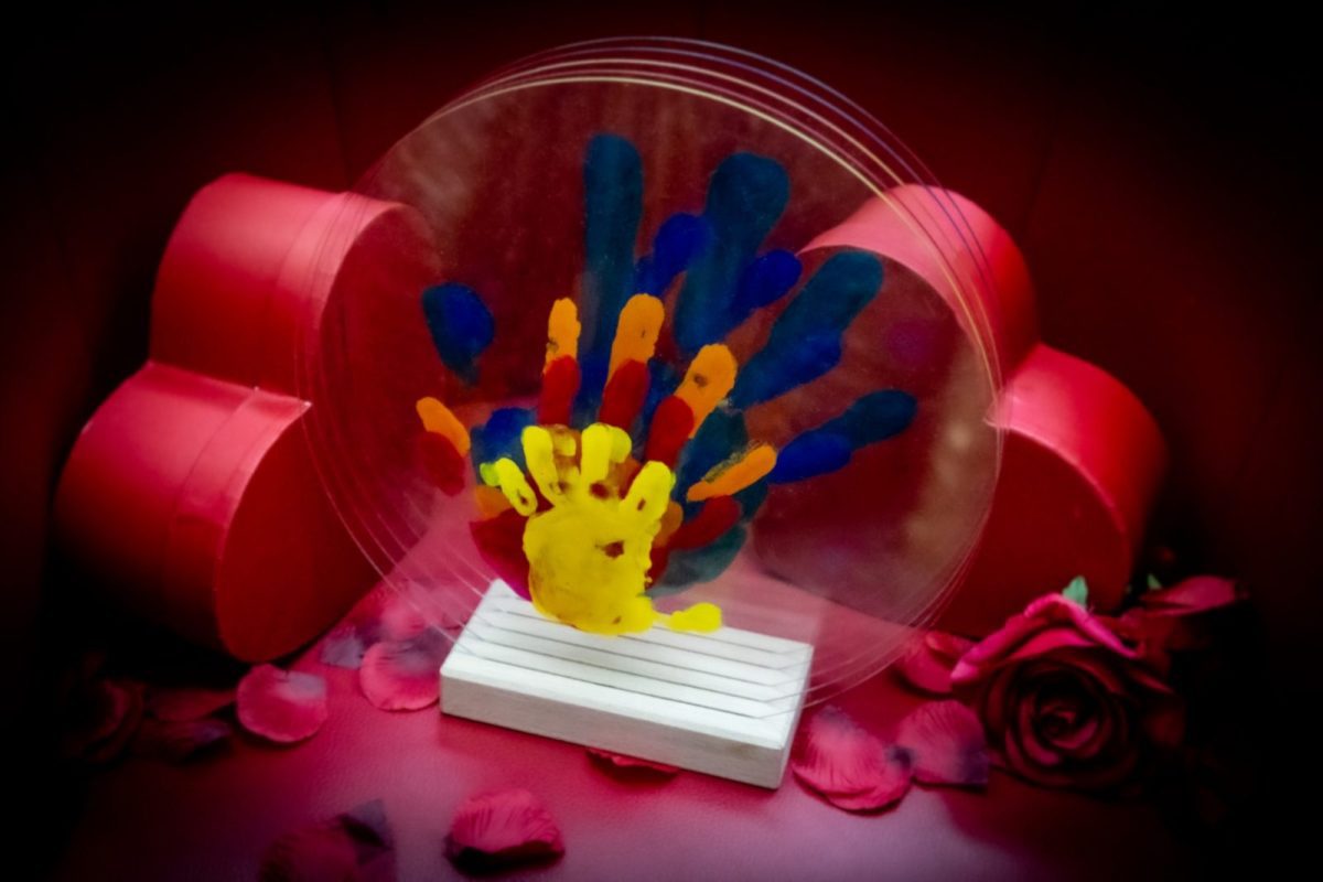 Kit d'empreintes de mains louyou couleur peps